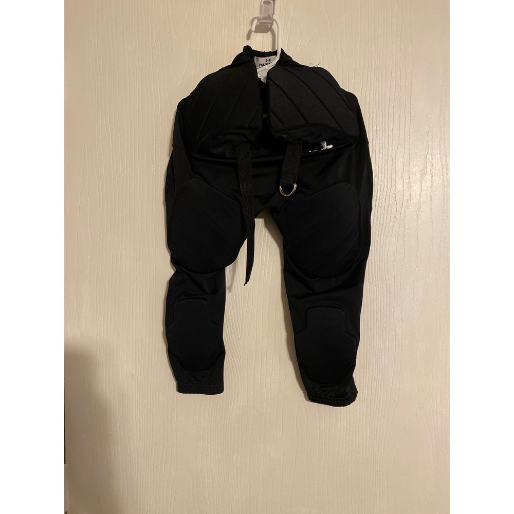 Under Armour Youth Integrated Football Pants Black Padded Size YM Medium 0691